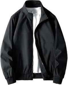 แจ็คเก็ตบอมเบอร์คอตั้งสำหรับผู้ชายสไตล์สตรีทสบายระบายอากาศได้ดีสำหรับฤดูหนาวกลางแจ้ง - Product Image 4