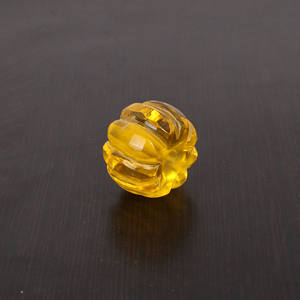 Citrine Hydro 25x18mm taille citrouille 84.85cx pierre précieuse en vrac - Product Image 3