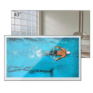 กระจกห้องน้ำ LED กันน้ำขนาด 42 นิ้ว 4K สมาร์ททีวี พร้อมระบบควบคุมด้วยเสียง IP65 หน้าจอสำหรับโรงแรม เหมาะสำหรับบ้านหรือพักผ่อน! - Product Image 3