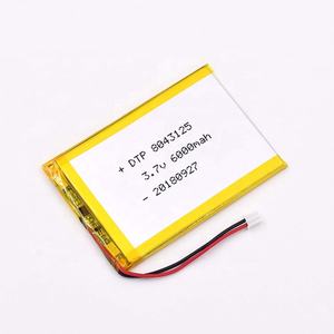 بطارية ليثيوم أيون بسعة عالية: بطارية ليثيوم أيون ببطارية ليثيوم أيون بتقنية تصنيع المعدات الأصلية ببطارية ليثيوم أيون DTP8043125 بطارية ليبو V ange mah - Product Image 1