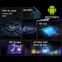 Nouvel autoradio Android avec écran IPS, processeur octa-core, BT5.4, WIFI 6, CarPlay sans fil, système 360, navigation GPS, lecteur DVD de voiture DSP