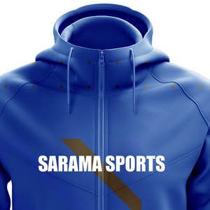 Sudaderas Personalizadas con Logotipo Sublimado, de Poliéster, Manga Larga, Estampadas, con Cierre, Talla Grande, para Hombre, Diseño Sólido - Product Image 2