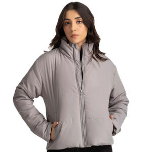Chaqueta Acolchada Reversible para Mujer, Tejida, Transpirable, Teñida Lisa, Impermeable, Personalizada con Impresión, de Alta Calidad, Precio al por Mayor - Product Image 5