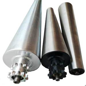 Tambour incurvé courbe conique en nylon plastique v Type pignon en acier inoxydable à entraînement par chaîne rouleau de convoyeur conique pour convoyeur - Product Image 5