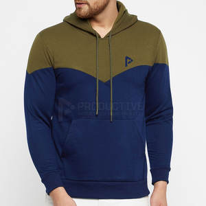 Sweats à capuche décontractés confortables de haute qualité pour hommes pour l'hiver Nouveau style Vente en ligne Sweatshirts teints en couleur unie - Product Image 2