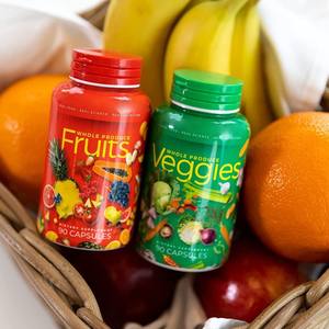 Private Label Nature Dried Mix Fruits and Veggies Capsules Whole Food Supplement with Superfood for Women Men and <b>Kids</b> - Product Image 3