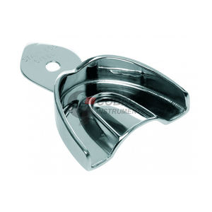 Flexible Disposable Trays Perforated Plastic Sterile Packed For Single Use Preliminary Impressions Gag Reflex Reduction - Product Image 1