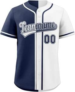Camiseta de béisbol personalizada de poliéster de alta calidad, nombre del equipo, número de jugador, impresión, transpirable, de secado rápido, béisbol/softbol personalizado - Product Image 1
