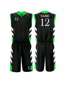 Ensemble de maillots de basket-ball personnalisés en gros Concevez votre équipe Logo numéro sublimation uniforme de basket-ball - Product Image 5