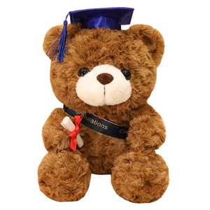 Nouvelle vente chaude créatif peluche poupée jouet mignon chapeau <span class=keywords><strong>docteur</strong></span> ours en peluche peluche poupée Graduation cadeaux ensemble - Product Image 6
