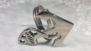 Antique <b>Silver</b> Aluminium <b>Napkin</b> Rings Stocked Feature Product - Product Image 2
