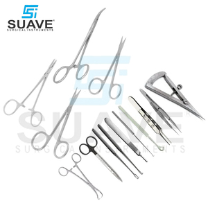 Juego de 14 piezas de alta calidad de instrumentos de cirugía plástica instrumentos quirúrgicos de blefaroplastia de SUAVE SURGICAL INSTRUMNETS - Product Image 6