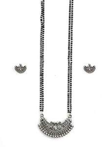 High Quality Handmade Black Beads Mangalsutra With Designer Pendant for Women at Best Prices from India - Product Image 6