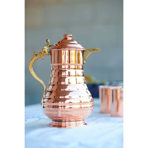 เหยือกน้ำโต๊ะทำจากทองแดงบริสุทธิ์สำหรับห้องครัวเหยือกน้ำมีสไตล์เป็นมิตรกับสิ่งแวดล้อม - Product Image 2