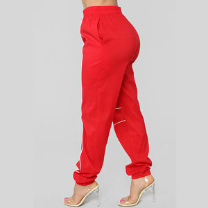 Pantalon de survêtement évasé de luxe 100% coton en polaire Baggy Tech personnalisé de haute qualité et ensemble de survêtement à fermeture éclair complète pour femmes - Product Image 6