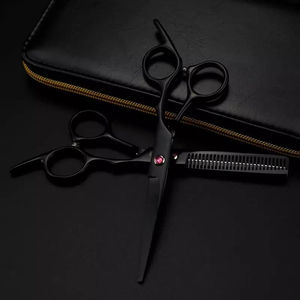 Ciseaux de coiffure professionnels amincissants ensemble de ciseaux de coiffeur ciseaux de coupe de cheveux Salon cisailles à cheveux taux de gros OEM - Product Image 3