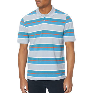 Camiseta Polo de Algodón 100% para Hombre, Talla Grande, Algodón de Alta Calidad, Transpirable, a Rayas, Nuevo Diseño de Moda - Product Image 2