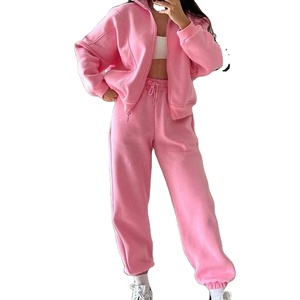 Conjunto Deportivo de 2 Piezas para Mujer al por Mayor, Ropa de Salón, Traje para Correr, Manga Larga y Pantalones Deportivos, Atuendo Informal - Product Image 2