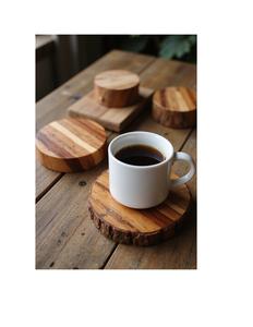 Stylish Rustic <b>Wooden</b> <b>Coaster</b> Collection For Home Use Featuring Eco Friendly Materials And Strong Build - Product Image 2