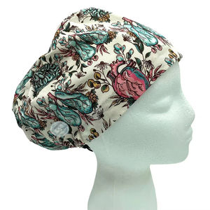 New Trending Popular Cute Cartoon Character Nursing <b>Hats</b> Chic & Stylish Cotton Scrub Cap with <b>Satin</b> <b>Lined</b> - Product Image 2