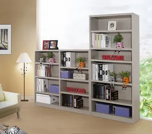 Extra-thickness 6-Tier Open <b>Bookcase</b> with Adjustable Storage Shelves - Product Image 3