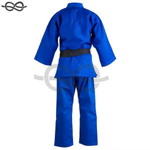 Jiu Jitsu unisex ชุดผ้าฝ้ายสูง BJJ GI ทำตามสั่งทนทานชุดฝึกศิลปะการต่อสู้แบบเรียบ - Product Image 2
