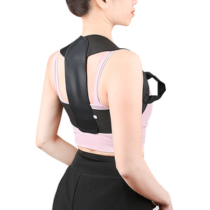 Corrector de Postura Invisible de Cuero PU Transparente, Correa Abierta para Hombros, Alineación Vertical, Cinturón de Soporte Lumbar Transpirable - Product Image 2