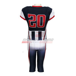 Uniforme profesional de fútbol americano de alta calidad, ropa deportiva con logotipo personalizado, manga corta, temporada de verano - Product Image 2