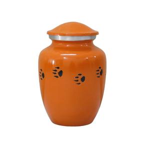 <b>Top</b> Classic Aluminium Cremation Pet Urns With <b>Black</b> Paw Print And Pewter Color Finished Metal <b>Funeral</b> Urns <b>For</b> Human Ashes - Product Image 6
