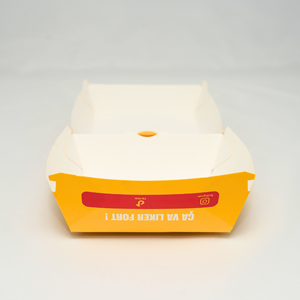 Caja Plegable Autoarmable de Papel para Alimentos con Logotipo Personalizado, Recubrimiento UV, para Empacar Hamburguesas/Pizza/Snacks, Kraft Corrugado - Product Image 2