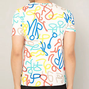 Camisetas de Sublimación para Hombre de Primera Calidad, Ajuste Delgado, 100% Algodón, Transpirables, Ajuste Holgado, Estampadas, al por Mayor - Product Image 2