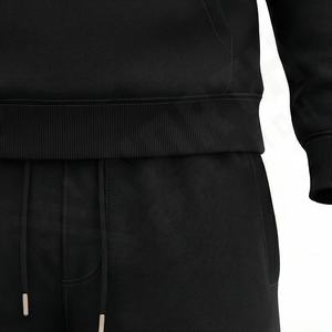 Survêtement pour homme 100% coton, sweat-shirt personnalisé, tissu respirant, logo personnalisé, survêtement de course en plein air, tenue de sport pour homme, tenue de fitness - Product Image 5