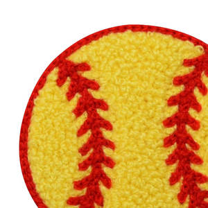 แพทช์ Chenille ที่ดีที่สุด Chenille สีสันสดใสปักสําหรับเสื้อผ้าโลโก้ที่กําหนดเองคุณภาพสูงทําแพทช์ Chenille สไตล์ใหม่ - Product Image 2