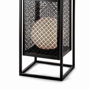 Linterna de portavelas de estilo marroquí de Metal negro de último diseño innovador para decoraciones del hogar y al aire libre - Product Image 5