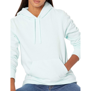 Sudadera con capucha de algodón de alta calidad para mujer con jersey de manga larga con cremallera para aspecto deportivo en tamaños personalizados e impresión - Product Image 4
