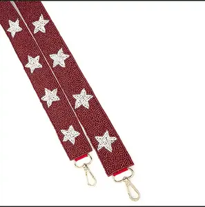 Nouvel arrivage de sacs à main design pour femmes à bretelles perlées faites à la main sac à bandoulière de luxe à bretelles réglables rouge bleu personnaliser les couleurs - Product Image 6