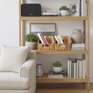 Panier en jacinthe d'eau tissé à la main avec poignées, boîte de rangement artisanale, écologique, décoration naturelle pour la maison et la maison, vente en gros du Vietnam - Product Image 6