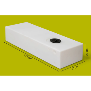 Tanque de Agua Blanca/Neutra de HDPE LT 93 para Barcos, Autocaravanas y Casas Rodantes - Almacenamiento de Agua Limpia y Aguas Residuales - Product Image 2