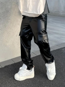 โลโก้หนังคุณภาพสูงแบบกำหนดเองสำหรับผู้ชาย สวมใส่กลางแจ้ง น้ำหนักเบา ระบายอากาศได้ดี แห้งเร็ว เอวสูง สไตล์วินเทจ ใช้ได้ทุกฤดู ผลิตจากโรงงาน - Product Image 3