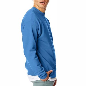 Sudadera con Capucha de Algodón de Alta Calidad OEM, Lisa, Teñida, de Felpa, Blanca, con Cuello Redondo, Personalizable, para Venta al por Mayor - Product Image 4