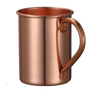 Top Seller Eco-Friendly Shiny Silver Moscow Mule Mug for Bars, Hammered Metal Drinkware with Handle for Restaurants & Hotels - Product Image 4