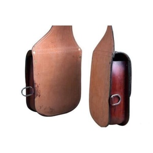 Bolsa de sillín occidental más vendida de nuevo diseño, hebillas de latón curvadas y mecanizadas y diseño de anillos en D de India - Product Image 2