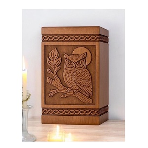 Handcrafted Wooden Urn Box Elegant Memorial Keepsake for Ashes Urn, Grandmother Urn, Cremation Funeral Box, Mother Urn Boxes. - Product Image 2