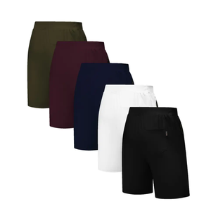 Pantalones cortos de malla transpirable de doble capa para hombre, estilo informal de cintura media, antiarrugas, para deportes al aire libre, entrenamiento sostenible - Product Image 4
