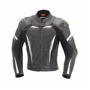 ชุดแข่งรถมอเตอร์ไซค์ผ้าทอเนื้อเบาพร้อมเคลือบกันน้ำและแถบสะท้อนแสงสำหรับขับขี่กลางคืน - Product Image 2