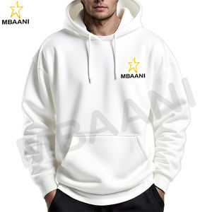 Sweat-shirt à capuche décontracté en polaire avec cordon de serrage et poche kangourou - Product Image 1