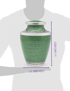 Luxury American Style Hand Finished Aluminium Adult Urn Custom Manufacturer Metal Urns for Ashes Funeral Supplies - Product Image 6