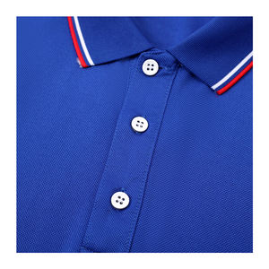 T-shirt de golf pour hommes à motif solide 100% coton 220 grammes poids du tissu à manches courtes vente en gros de marque personnalisée Type tricoté - Product Image 4