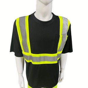 Camisetas DE TRABAJO reflectantes de manga larga de alta visibilidad reflectante más vendidas Camiseta DE SEGURIDAD Clase 2 Camisa de alta visibilidad reflectante de seguridad - Product Image 6