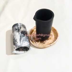 Jarra mate de resina hecha a mano de diseño moderno, jarra de Flamenco de nuevo diseño para vaso de boda, agua/helado, remolino, vidrio de resina - Product Image 3